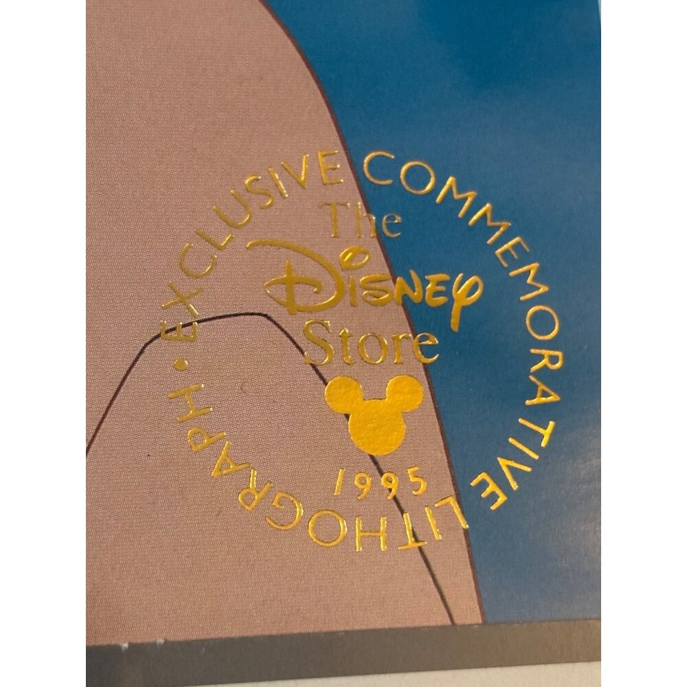 Framed Lion King 1995 Original Disney Store Lithograph Matted - Picture 5 of 8